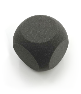 Foam cube rounded