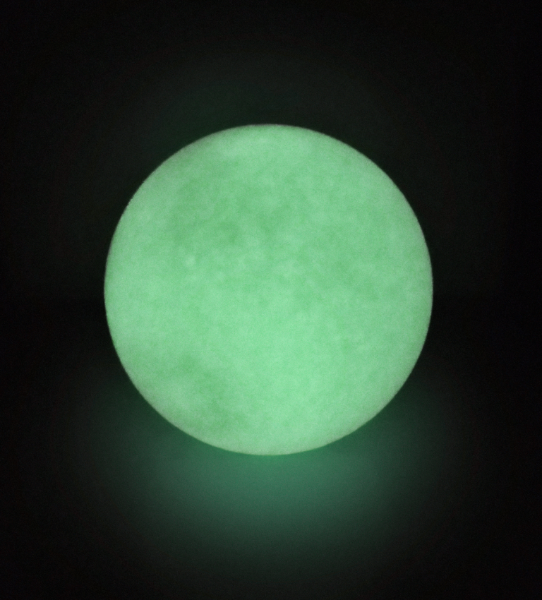 Glow in the dark foam ball