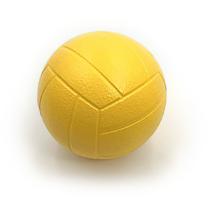 Yellow foam volleyball