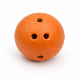 Orange Foam bowling ball