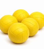 Yellow foam volleyballs