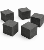 Grey foam cubes