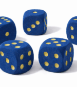 Blue foam dices