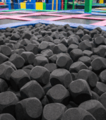 Foam cubes at trampolinpark