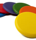 Foam dics in rainbowcolors